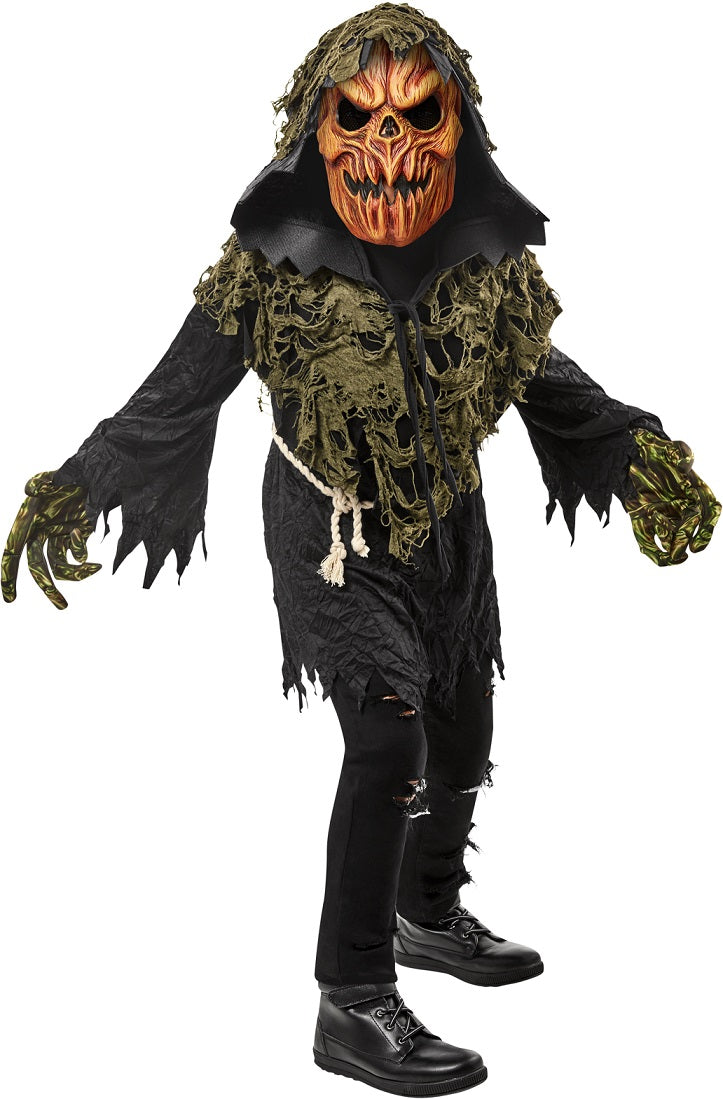 Costume enfant citrouille possédée