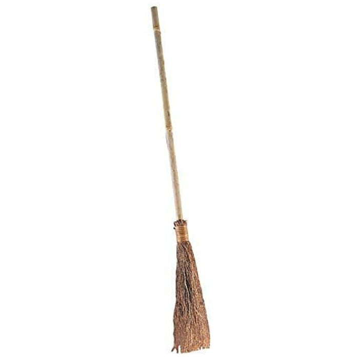 Balai de sorcière en paille pour adulte