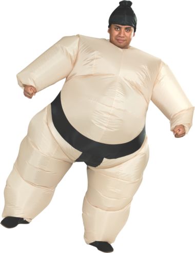 Costume adulte gonflable lutteur sumo
