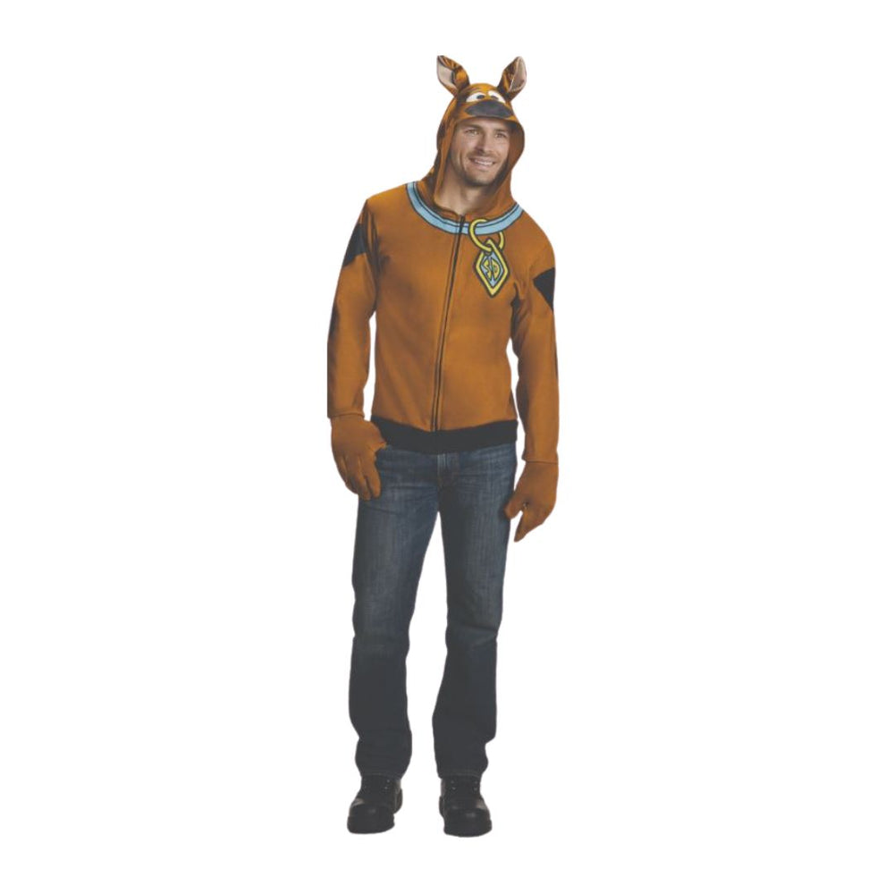 Costume adulte gilet à capuche Scooby Doo