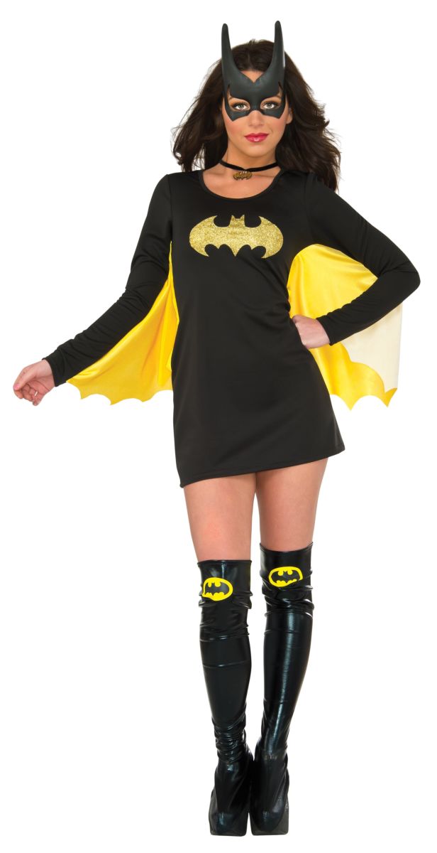 Costume femme Batgirl robe avec ailes