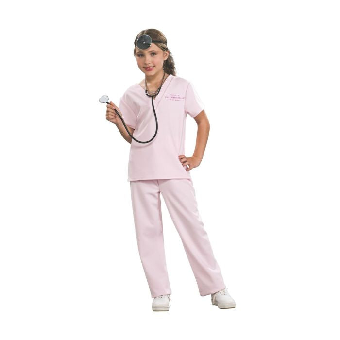 Costume enfant vétérinaire rose pâle