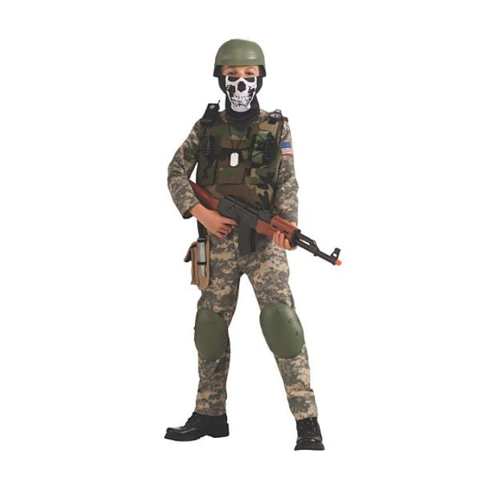 Costume enfant soldat armée camouflage
