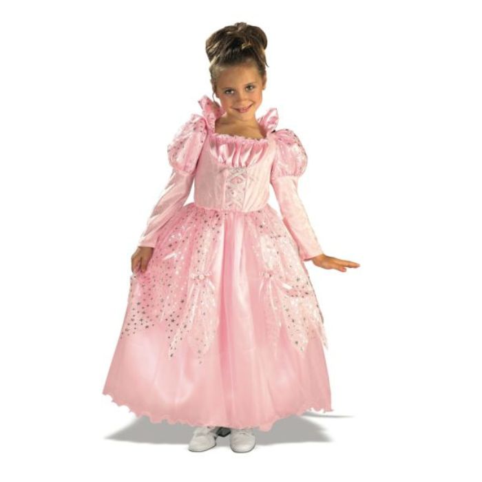 Costume enfant robe de princesse rose (L)