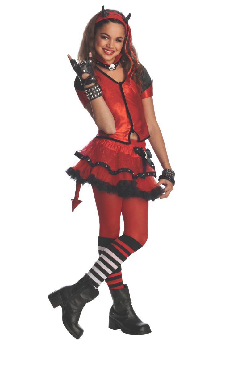 Costume enfant diablesse robe (S)