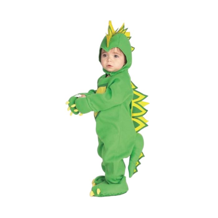 Costume tout-petit dragon vert (6-12 mois)