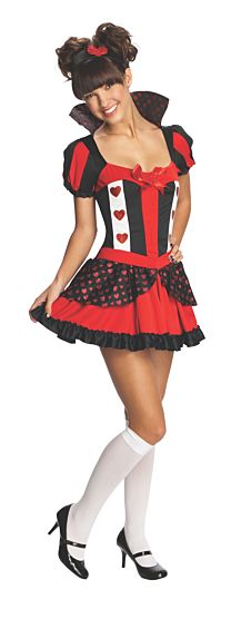 Costume femme Reine de coeur sexy (S)