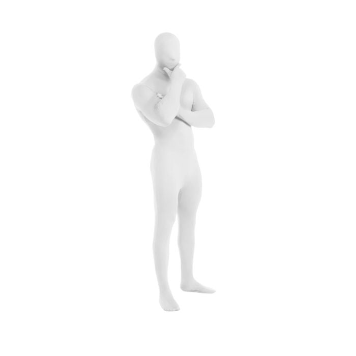 Costume homme 2nd Skin blanc