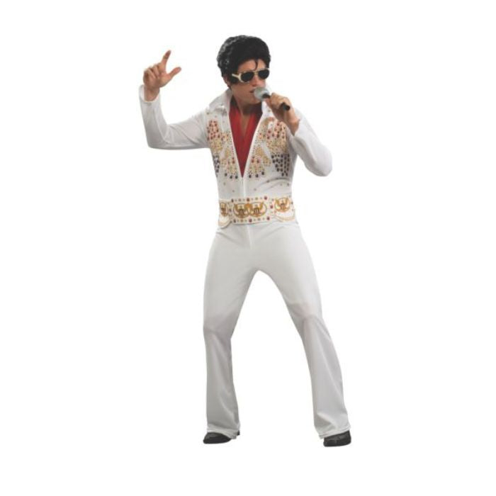 Costume homme Elvis blanc