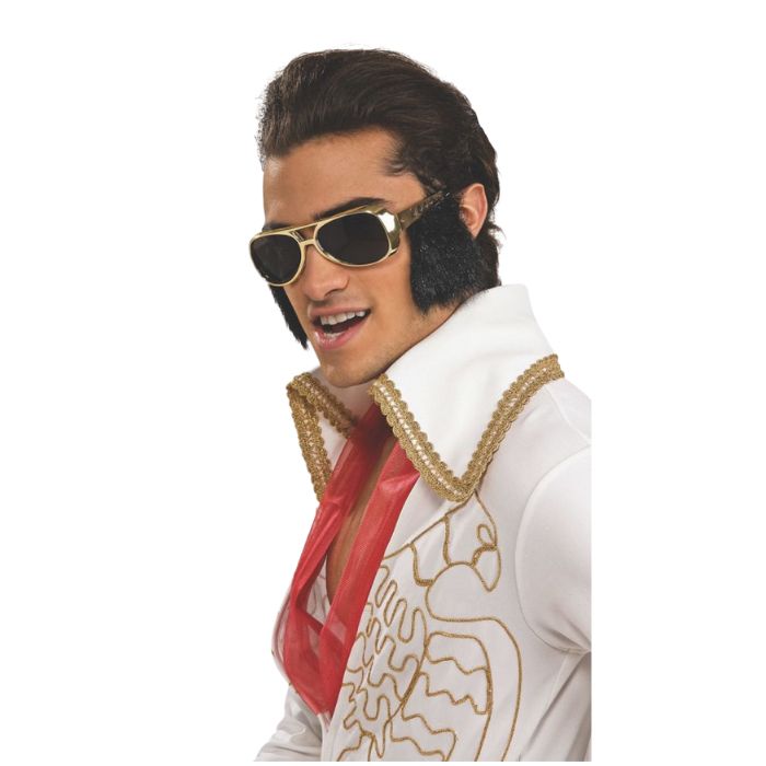 Ensemble d'accessoires d'Elvis lunette et favoris