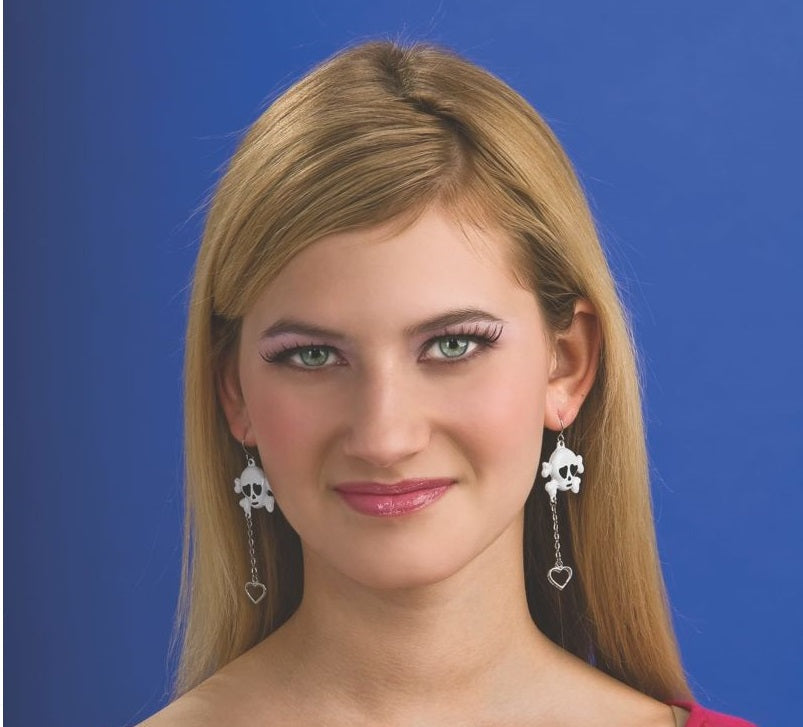 Boucles d'oreilles squelette