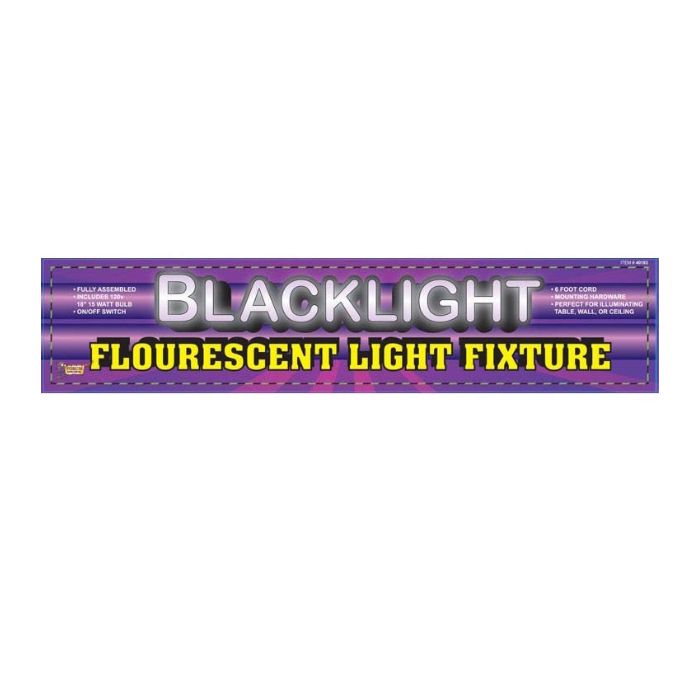 Luminaire néon black light 18 po