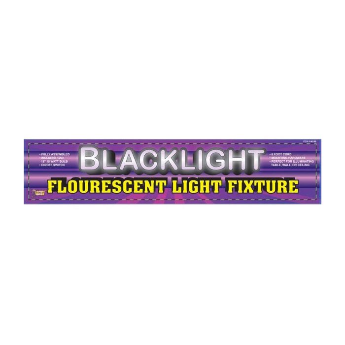 Luminaire néon black light 48 po
