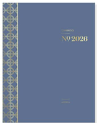 Agenda académique mensuel 11.25 po x 9 po Cambridge bleu