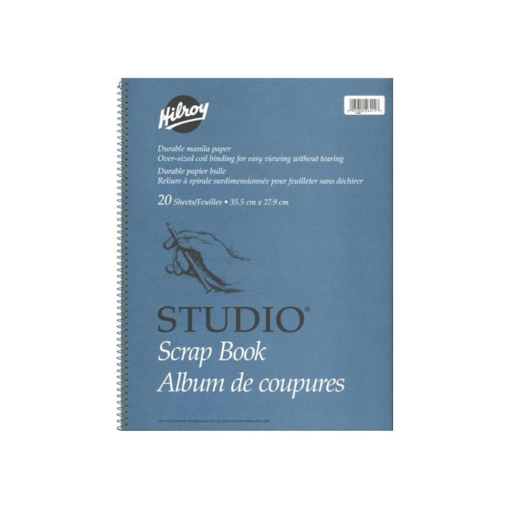 Album de coupures 11 po x 14 po 20 pages Hilroy Studio