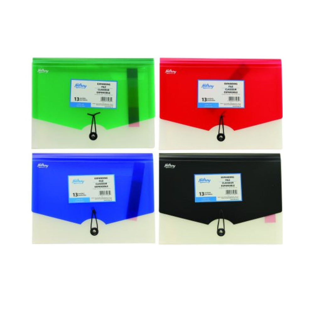 Classeur extensible 9,75 po x 11 po 13 pochettes