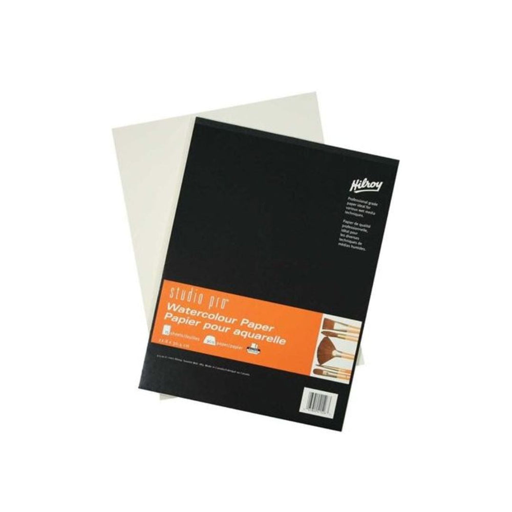 Tablette de papier aquarelle 9 po x 12 po Studio Pro Hilroy
