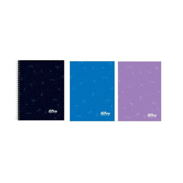 Cahier de notes spirale 11 po x 8 po 160 pages (80 feuilles) Hilroy Lunix