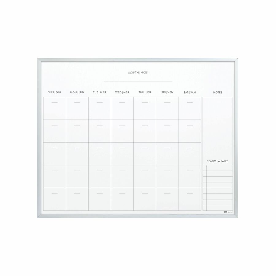 Calendrier mensuel magnétique 20 po x 16 po