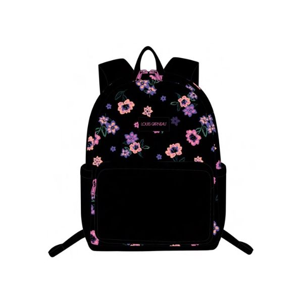 Sac à dos 29 cm x 40 cm x 16 cm Louis Garneau Fleurs roses