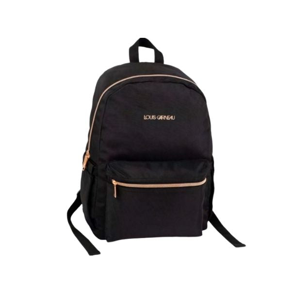 Sac à dos 30 cm x 42 cm x 15 cm Louis Garneau noir et rose-gold
