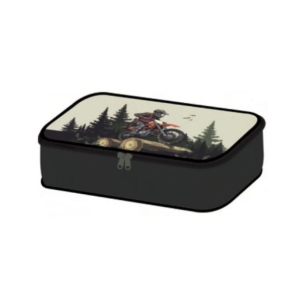 Étui à crayons rectangulaire 22 cm x 14 cm x 8 cm Louis Garneau motocross