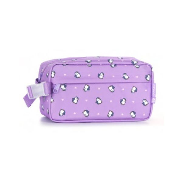 Sac à collation congelable 24 cm x 12 cm x 12 cm Execo Pingouins
