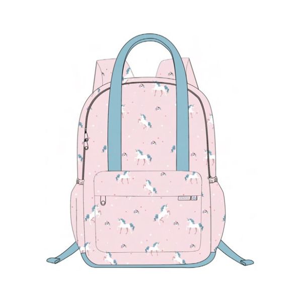 Sac à dos 28 cm x 40 cm x 16 cm Execo Licorne