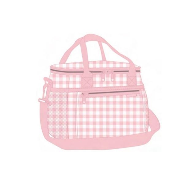Boîte à lunch arrondie 24 cm x 20 cm x 18 cm Execo rose