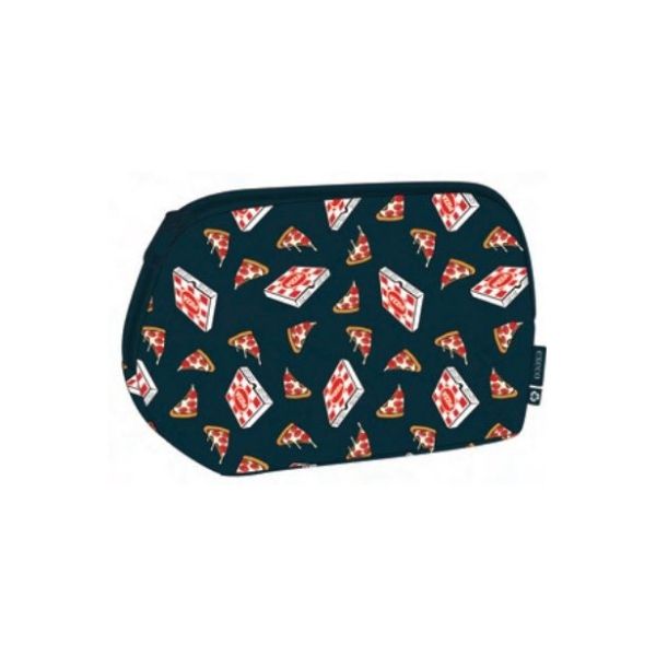 Sac à collation congelable 20 cm x 10 cm x 13 cm Execo pizza