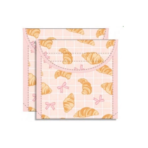 Sac à sandwich et collation (paquet de 2) Execo croissant