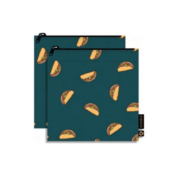 Sac à collation 18 cm x 19 cm Execo tacos