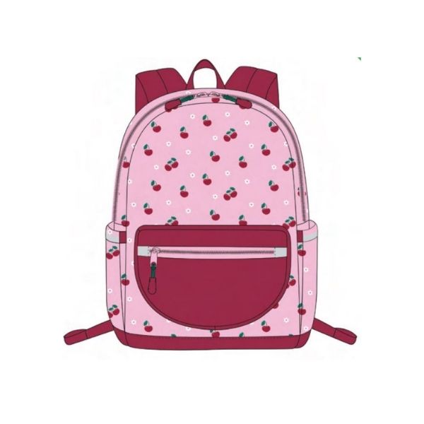 Sac à dos 28 cm x 40 cm x 14 cm Execo cerises