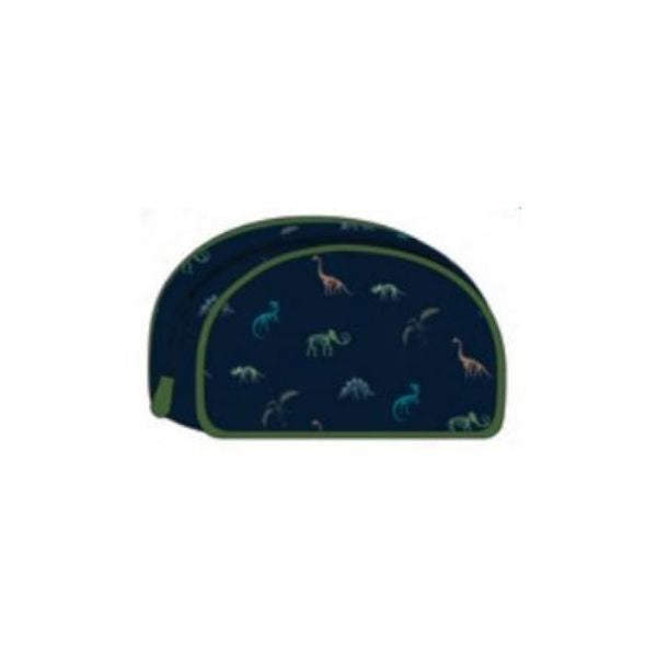 Étui à crayons demi-lune 22 cm x 13 cm x 7 cm Execo dinos