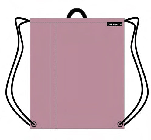 Sac à soulier 42 cm x 45 cm Off Track rose