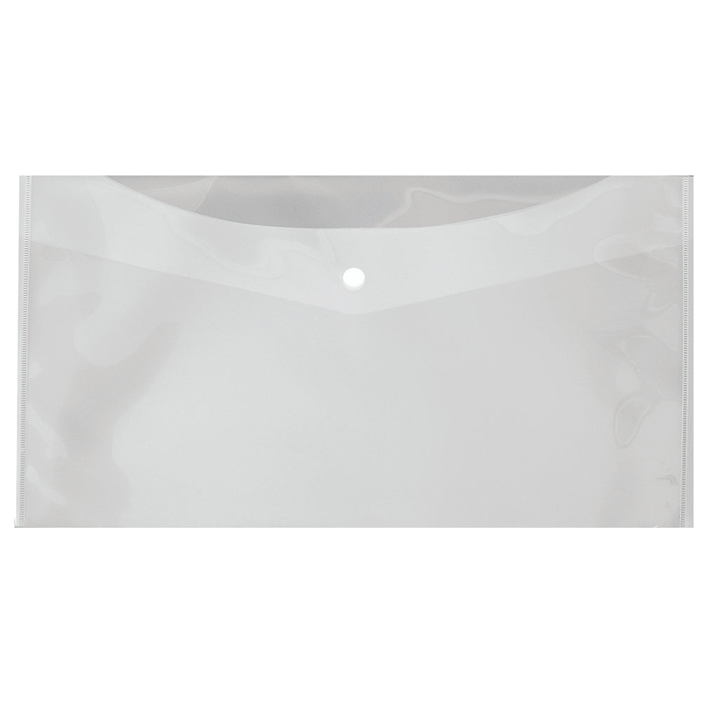 Pochette en plastique avec bouton format légal clair