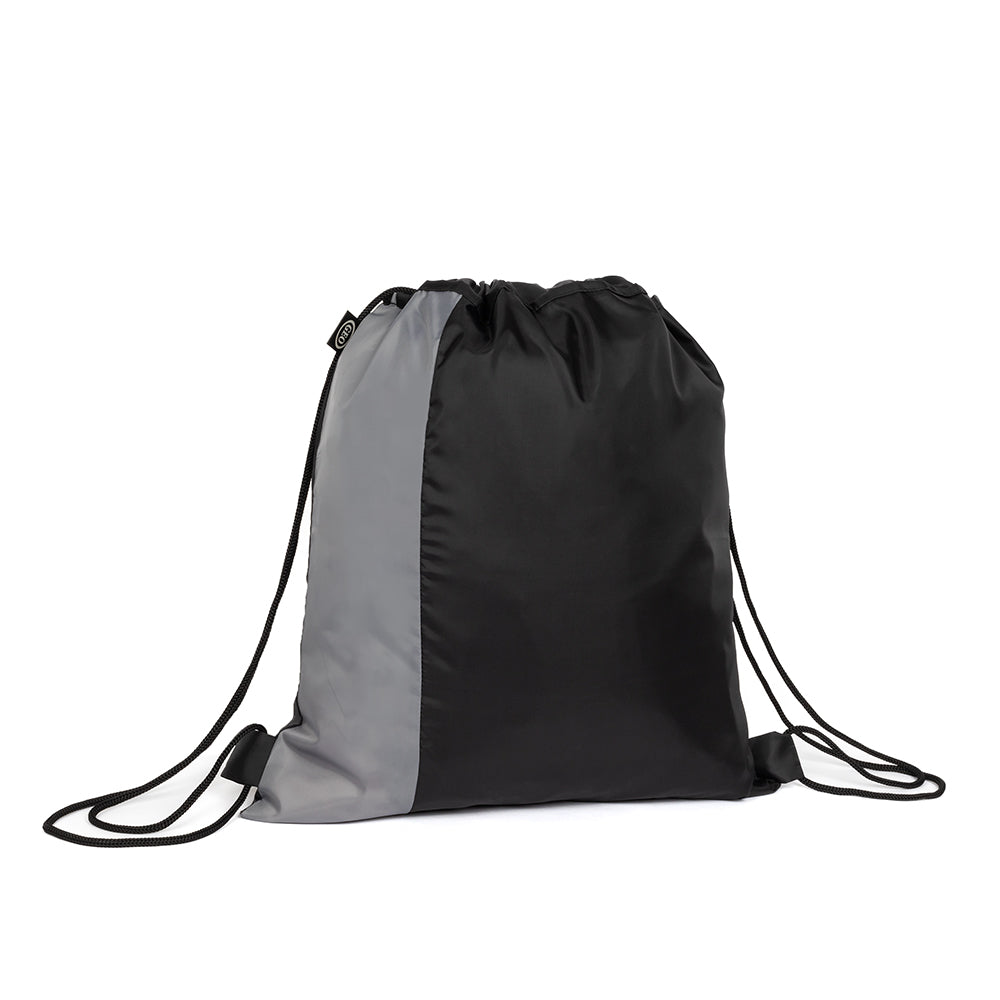 Sac à soulier 15 po x 17 po Geo noir et gris