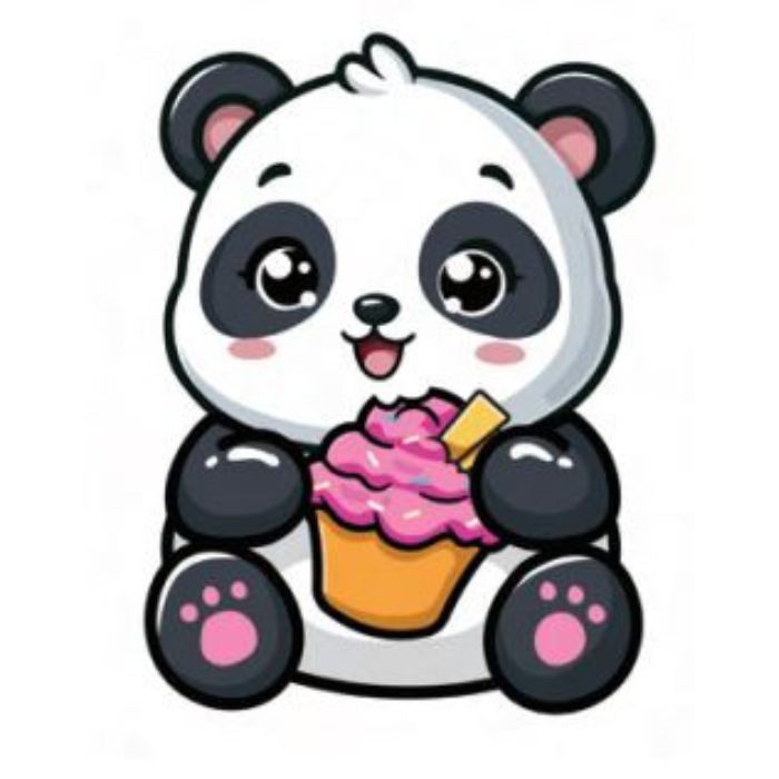 Bloc réfrigérant Gazoo 13 cm x 10 cm Panda (Paquet de 2)