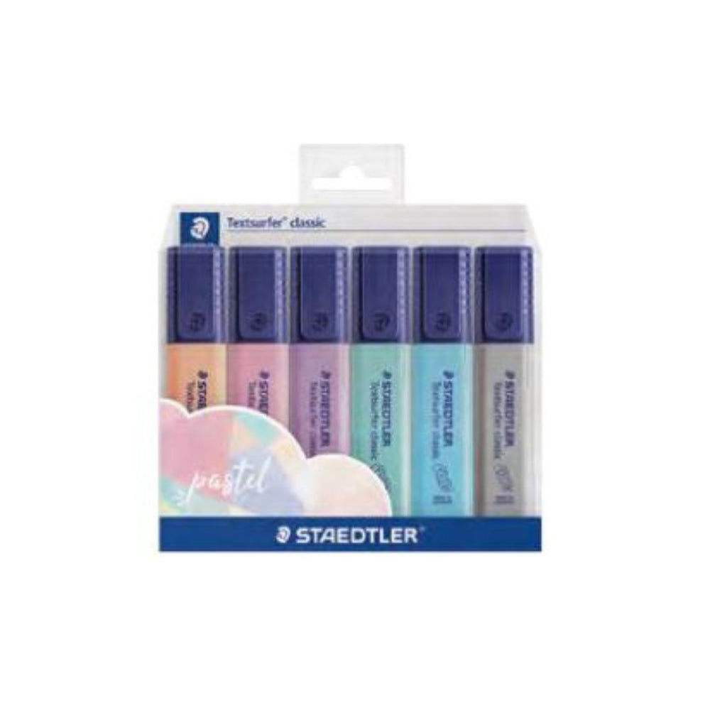 Surligneur Staedtler pastel (paquet de 6)