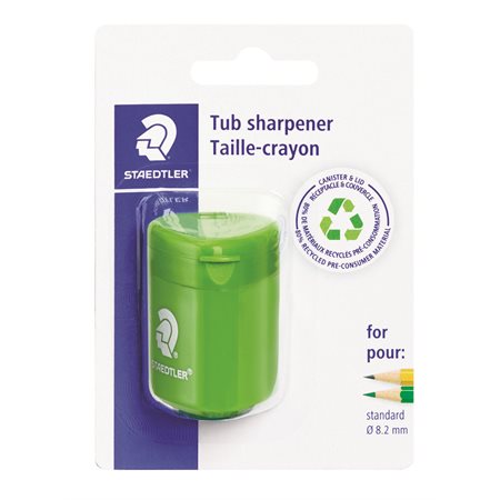 Taille-crayon triangulaire Staedlter vert