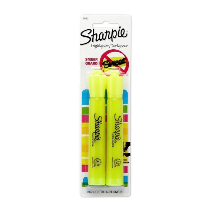 Surligneur jaune (paquet de 2)