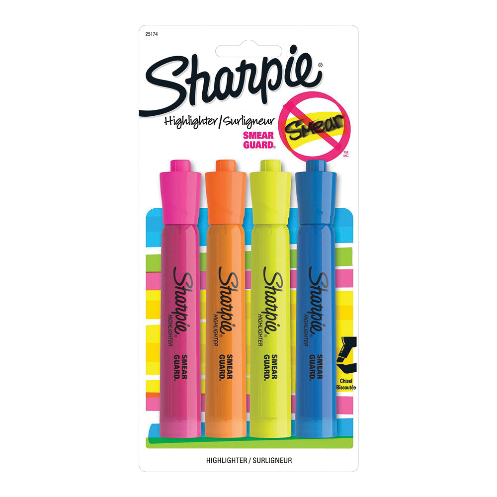 Surligneur Sharpie (paquet de 4)