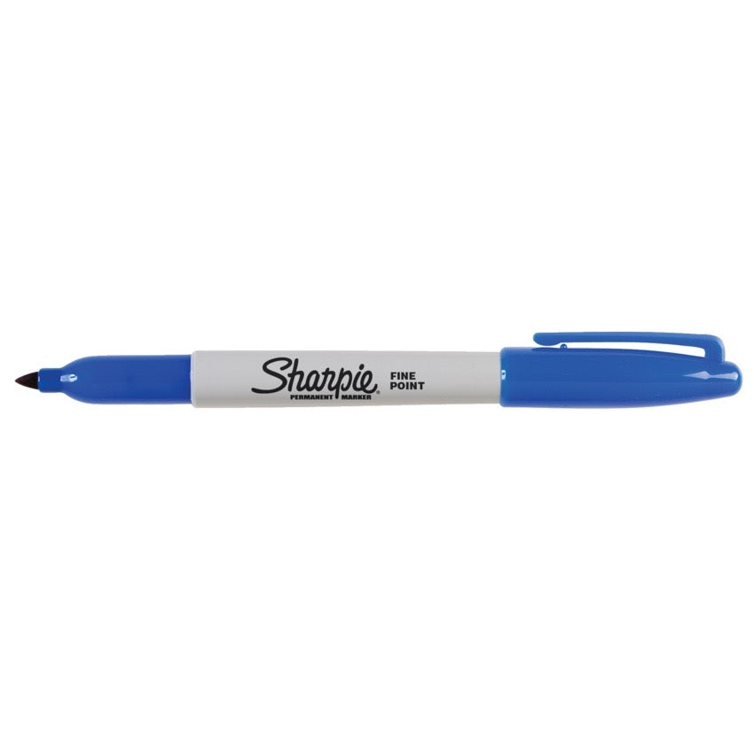 Marqueur permanent pointe fine Sharpie bleu