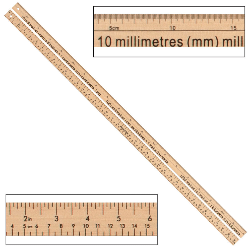 Mètre en bois