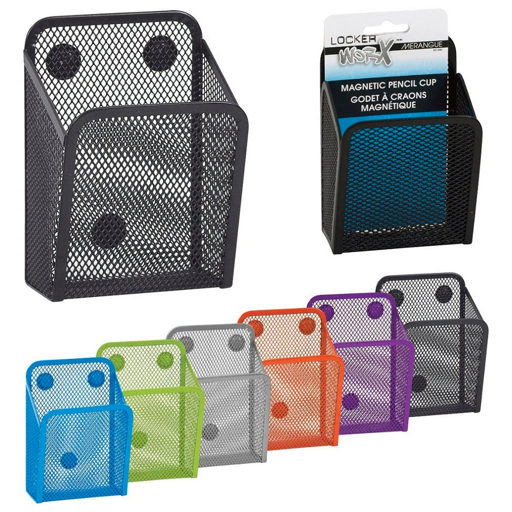 Panier magnétique 4 po x 6 po x 3 po en métal pour casier