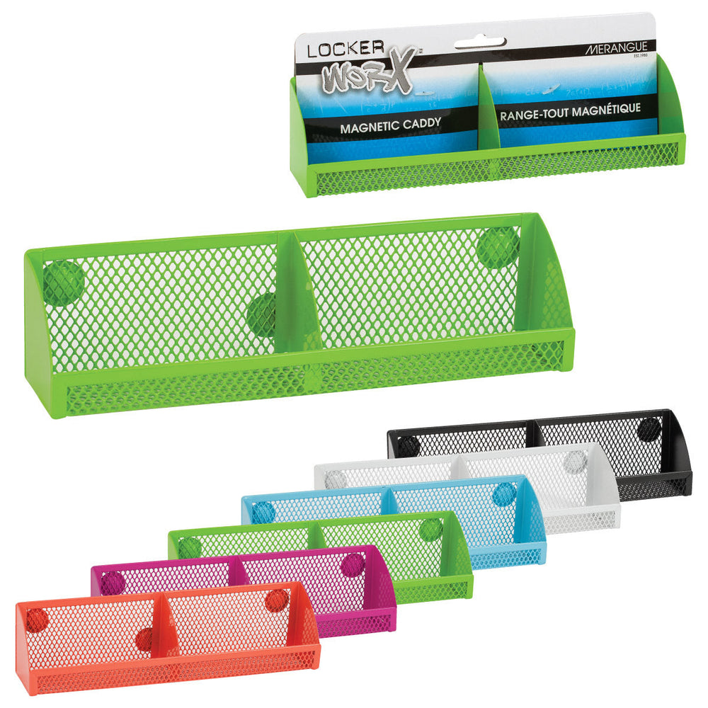 Panier magnétique 8 po x 2 po en métal pour casier