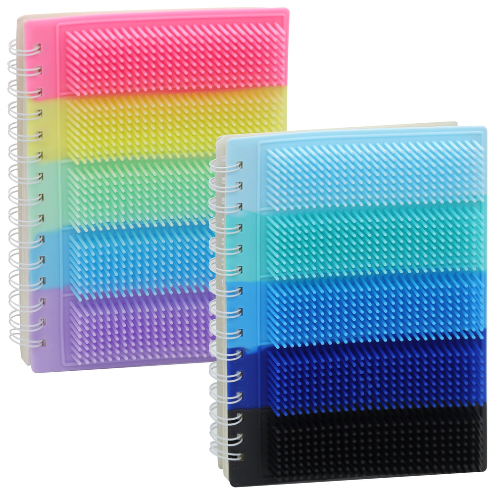 Cahier de notes en silicone avec relief 8 po x 6 po 120 pages