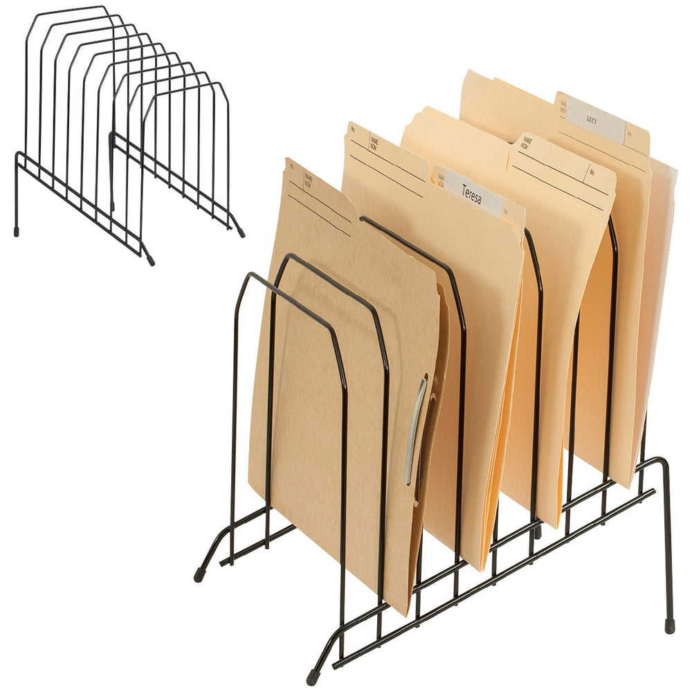 Support à dossier en métal noir 10,2 po x 9 po x 12,25 po