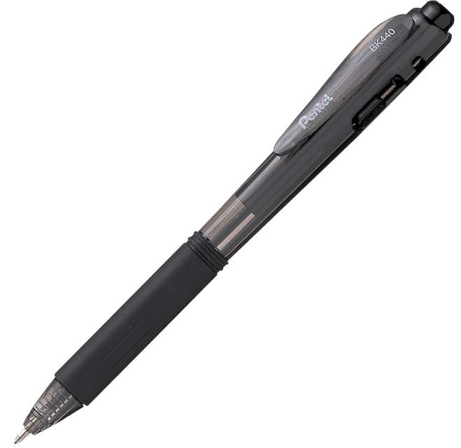 Stylo à bille rétractable 1 mm Pentel BK440