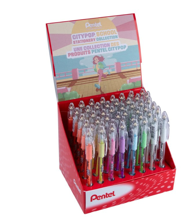 Stylo gel 0,8 mm Pentel Milky Pop pastel